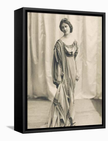 Isadora Duncan American Dancer in a Long Robe-null-Framed Premier Image Canvas