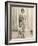 Isadora Duncan American Dancer in a Long Robe-null-Framed Premium Photographic Print