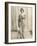 Isadora Duncan American Dancer in a Long Robe-null-Framed Photographic Print