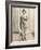 Isadora Duncan American Dancer in a Long Robe-null-Framed Photographic Print