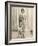 Isadora Duncan American Dancer in a Long Robe-null-Framed Photographic Print