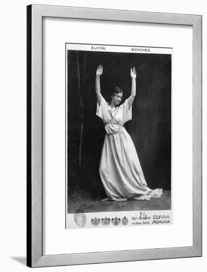 Isadora Duncan circa 1903-04-Elvira Studio-Framed Giclee Print