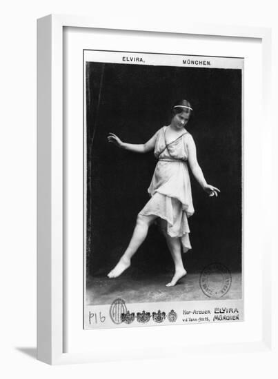 Isadora Duncan circa 1903-04-Elvira Studio-Framed Giclee Print