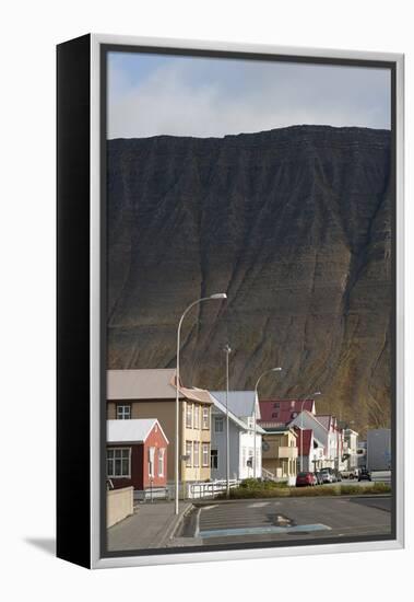 Isafjordur, West Fjords, Iceland, Polar Regions-Michael-Framed Premier Image Canvas