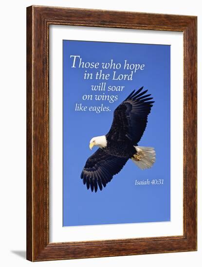 Isaiah 40:31 - Inspirational-Lantern Press-Framed Premium Giclee Print