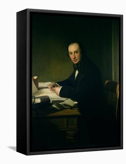 Isambard Kingdom Brunel (1806-59)-John Callcott Horsley-Framed Premier Image Canvas