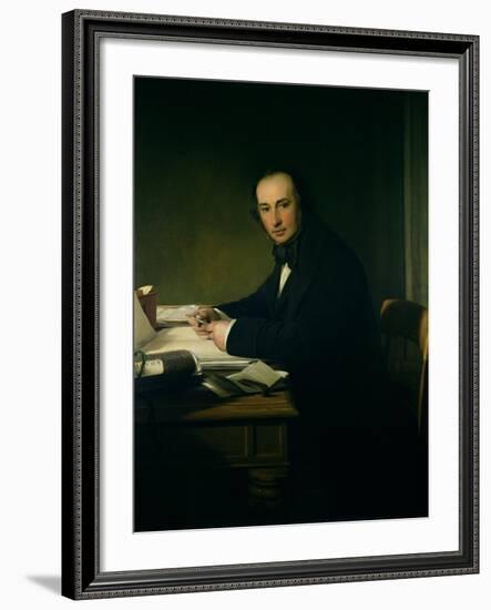 Isambard Kingdom Brunel (1806-59)-John Callcott Horsley-Framed Giclee Print