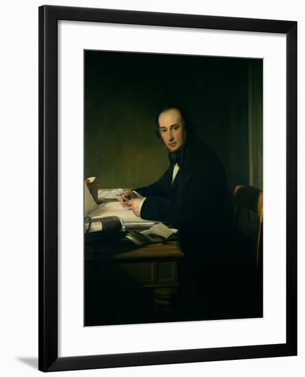 Isambard Kingdom Brunel (1806-59)-John Callcott Horsley-Framed Giclee Print