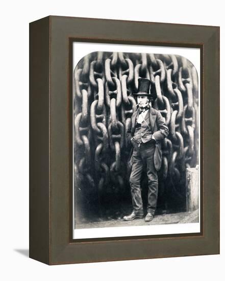 Isambard Kingdom Brunel, British engineer, 1857-Robert Howlett-Framed Premier Image Canvas