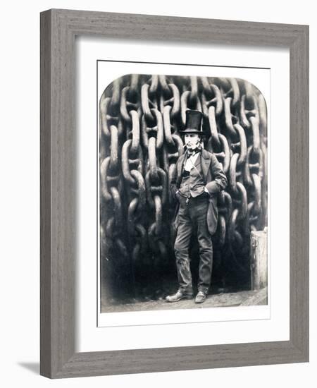 Isambard Kingdom Brunel, British engineer, 1857-Robert Howlett-Framed Photographic Print