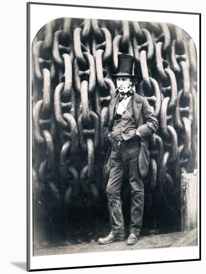 Isambard Kingdom Brunel, British engineer, 1857-Robert Howlett-Mounted Photographic Print