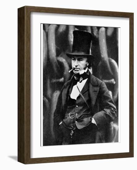 Isambard Kingdom Brunel, British Engineer, 1857-Robert Howlett-Framed Giclee Print