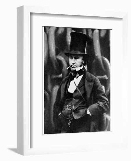 Isambard Kingdom Brunel, British Engineer, 1857-Robert Howlett-Framed Giclee Print