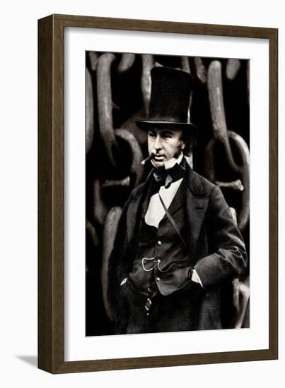 Isambard Kingdom Brunel, British Engineer, 1857-Robert Howlett-Framed Giclee Print