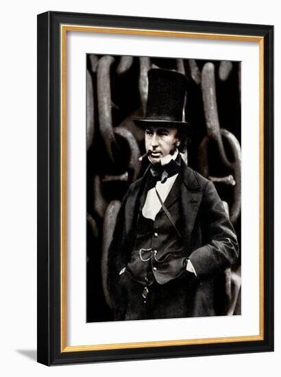 Isambard Kingdom Brunel, British Engineer, 1857-Robert Howlett-Framed Giclee Print