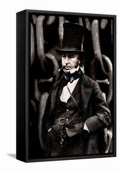 Isambard Kingdom Brunel, British Engineer, 1857-Robert Howlett-Framed Premier Image Canvas
