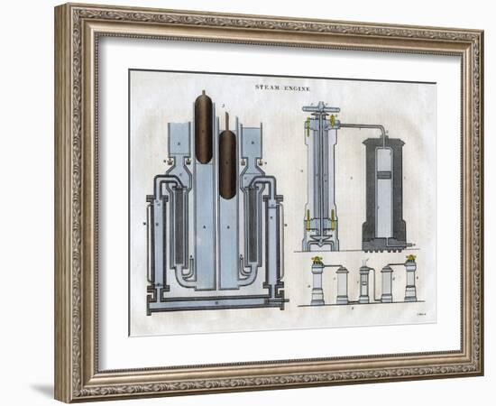 Isambard Kingdom Brunel's Steam Engine, 1827-J Pass-Framed Giclee Print