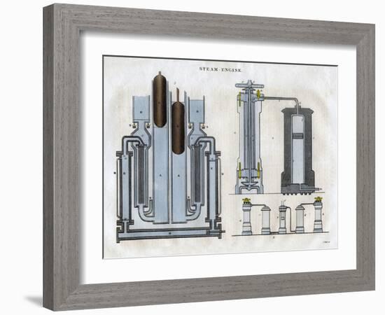 Isambard Kingdom Brunel's Steam Engine, 1827-J Pass-Framed Giclee Print