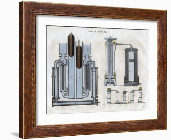 Isambard Kingdom Brunel's Steam Engine, 1827-J Pass-Framed Giclee Print