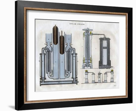 Isambard Kingdom Brunel's Steam Engine, 1827-J Pass-Framed Giclee Print