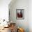 Isamu Noguchi's Red Cube-Andrea Costantini-Framed Photographic Print displayed on a wall