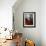 Isamu Noguchi's Red Cube-Andrea Costantini-Framed Photographic Print displayed on a wall