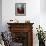 Isamu Noguchi's Red Cube-Andrea Costantini-Framed Photographic Print displayed on a wall