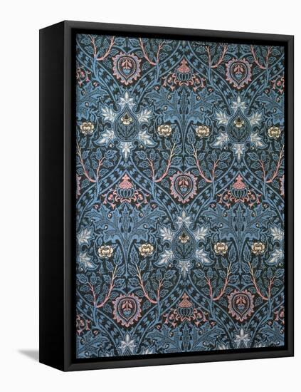 Isaphan Furnishing Fabric, Woven Wool, England, Late 19th Century-William Morris-Framed Premier Image Canvas