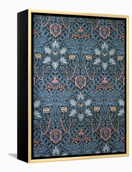 Isaphan Furnishing Fabric, Woven Wool, England, Late 19th Century-William Morris-Framed Premier Image Canvas