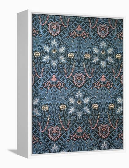 Isaphan Furnishing Fabric, Woven Wool, England, Late 19th Century-William Morris-Framed Premier Image Canvas