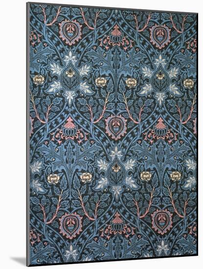 Isaphan Furnishing Fabric, Woven Wool, England, Late 19th Century-William Morris-Mounted Premium Giclee Print
