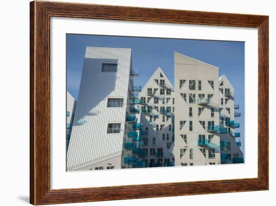Isbjerget Design Apartment Buildings in Aarhus, Denmark-Michael Runkel-Framed Photographic Print