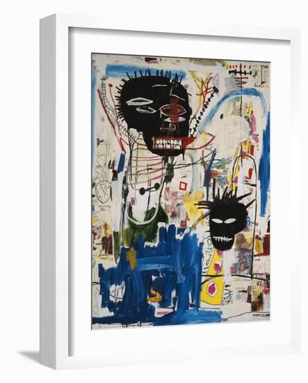 ISBN-Jean-Michel Basquiat-Framed Premium Giclee Print