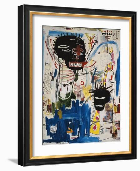 ISBN-Jean-Michel Basquiat-Framed Premium Giclee Print