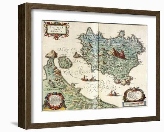 Ischia, 1642-Willem And Joan Blaeu-Framed Giclee Print