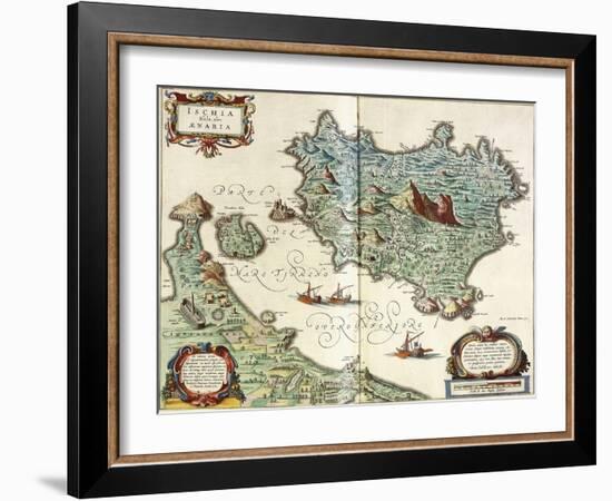 Ischia, 1642-Willem And Joan Blaeu-Framed Giclee Print