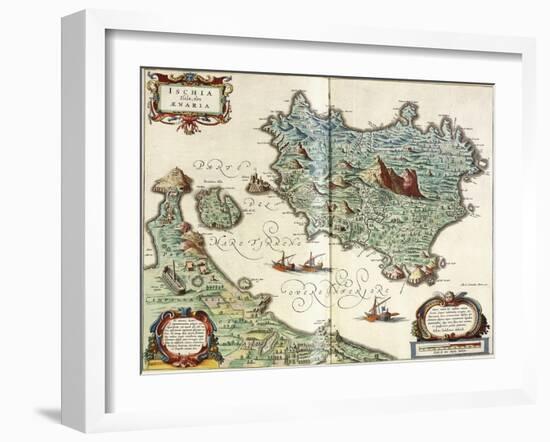 Ischia, 1642-Willem And Joan Blaeu-Framed Giclee Print