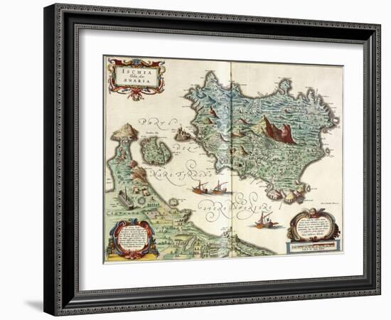 Ischia, 1642-Willem And Joan Blaeu-Framed Giclee Print