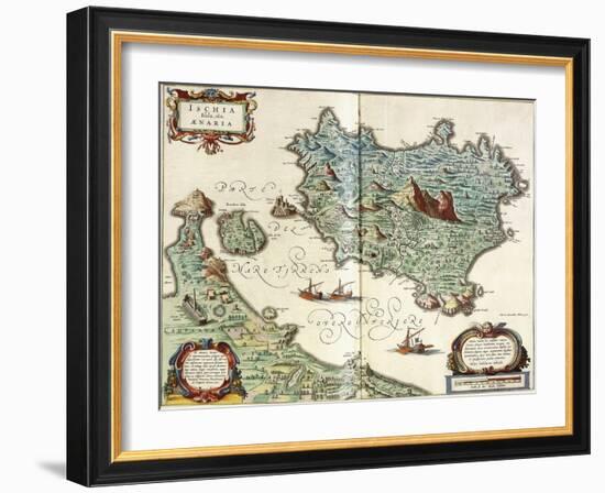 Ischia, 1642-Willem And Joan Blaeu-Framed Giclee Print