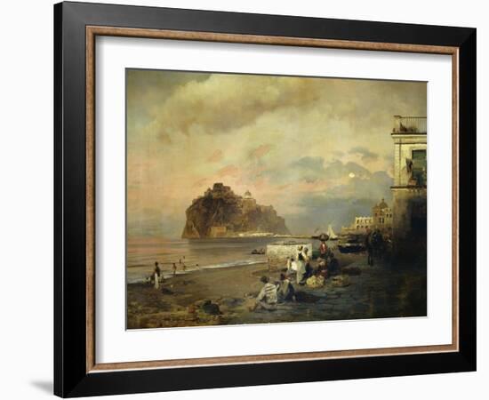 Ischia-Oswald Achenbach-Framed Giclee Print