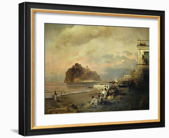 Ischia-Oswald Achenbach-Framed Giclee Print