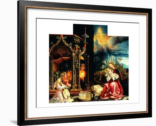 Isenheim Altar: Allegory of the Nativity-Matthias Gruenewald-Framed Giclee Print