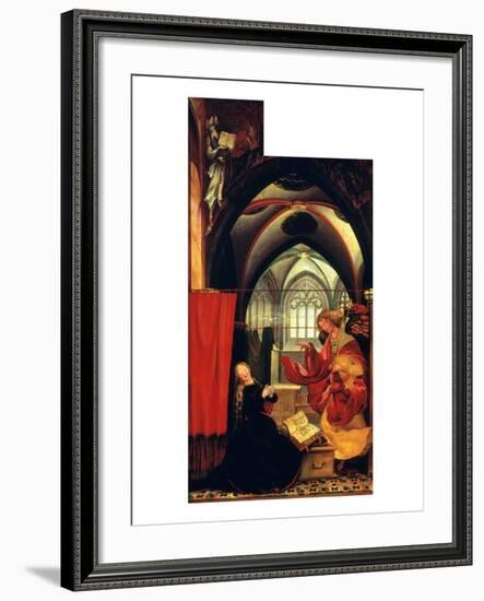 Isenheim Altar: Annunciation-Matthias Gruenewald-Framed Giclee Print