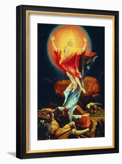 Isenheim Altar, Resurrection-Matthias Gruenewald-Framed Giclee Print