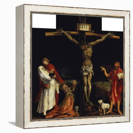 Isenheimer Altar. First Right Side, Centre Panel: Crucifixion-Matthias Grünewald-Framed Premier Image Canvas