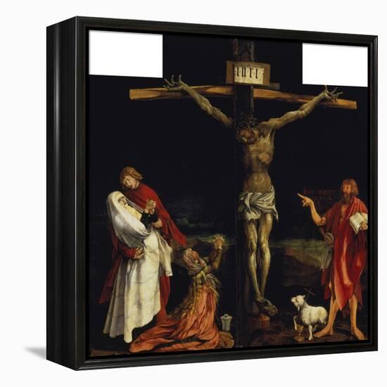 Isenheimer Altar. First Right Side, Centre Panel: Crucifixion-Matthias Grünewald-Framed Premier Image Canvas