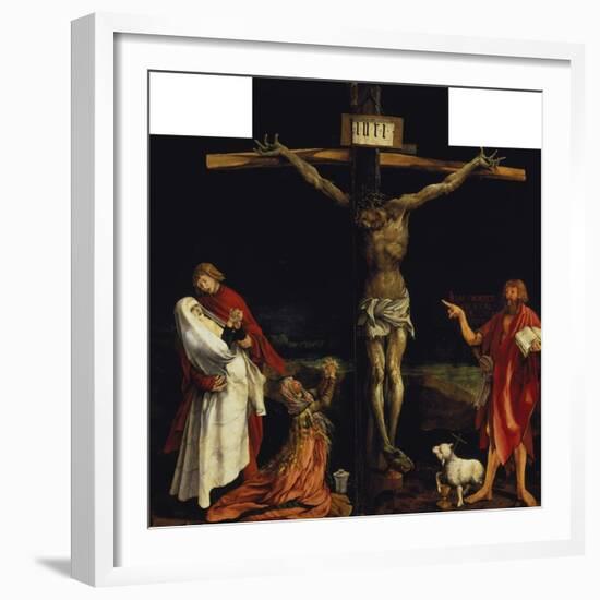 Isenheimer Altar. First Right Side, Centre Panel: Crucifixion-Matthias Grünewald-Framed Giclee Print