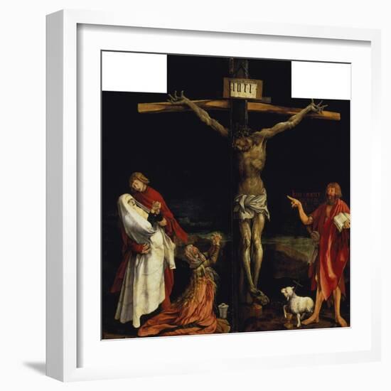 Isenheimer Altar. First Right Side, Centre Panel: Crucifixion-Matthias Grünewald-Framed Giclee Print