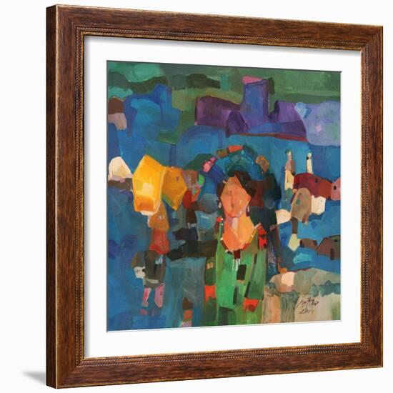 Isere-Mohammed Jassim Al-Zubaidi-Framed Art Print