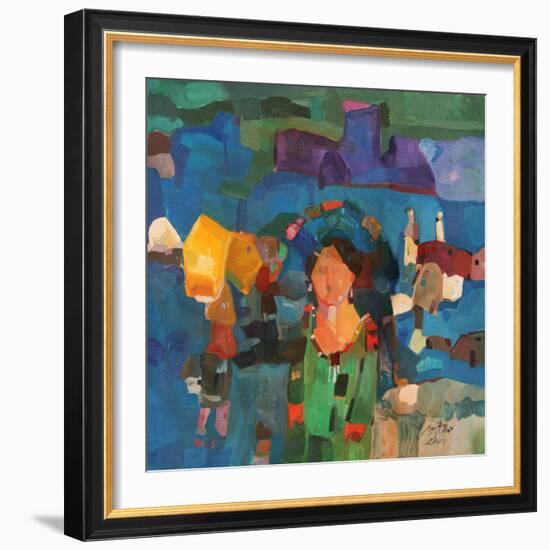 Isere-Mohammed Jassim Al-Zubaidi-Framed Art Print